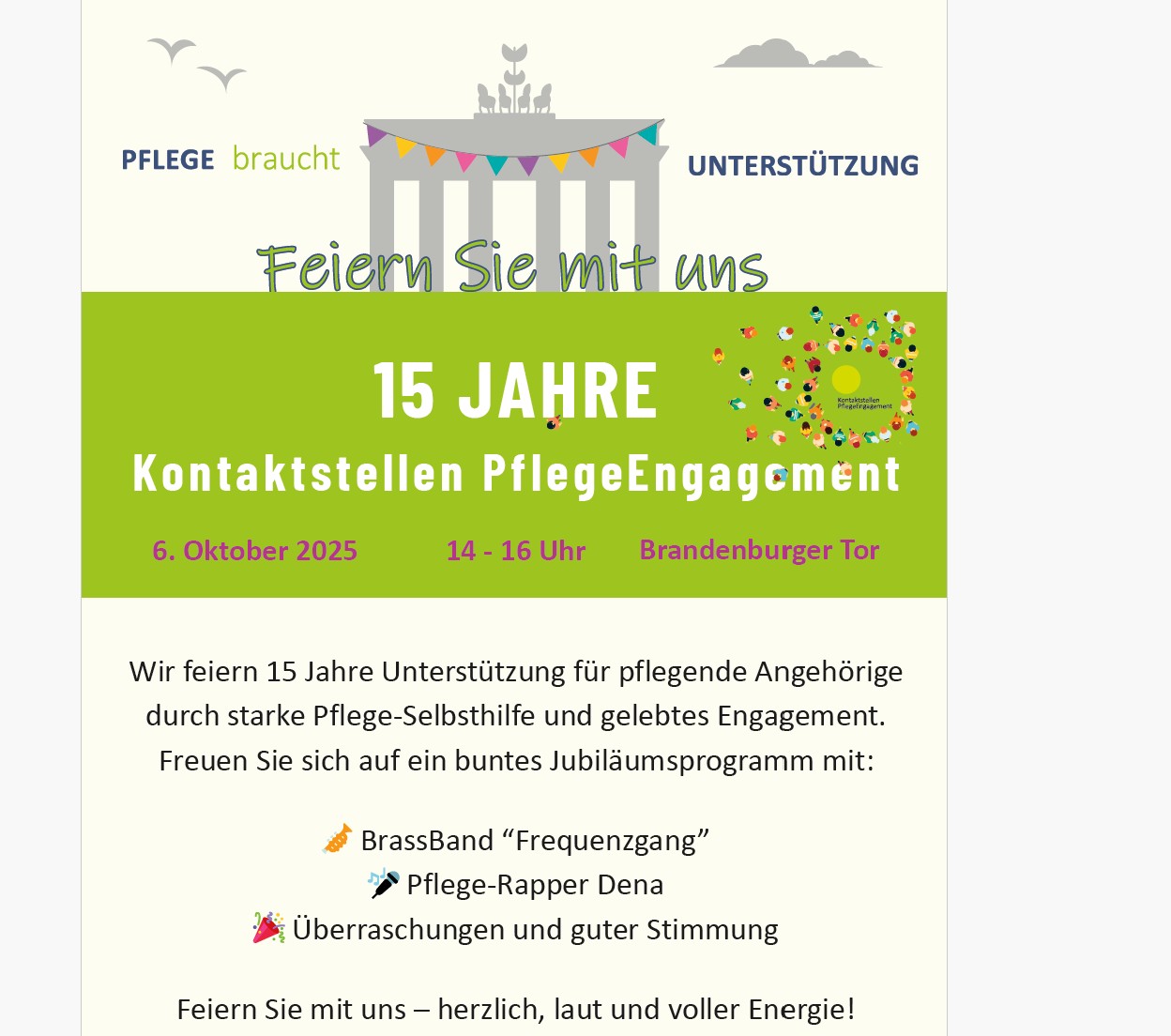 flyer Kontaktstelle Pflegeengagement