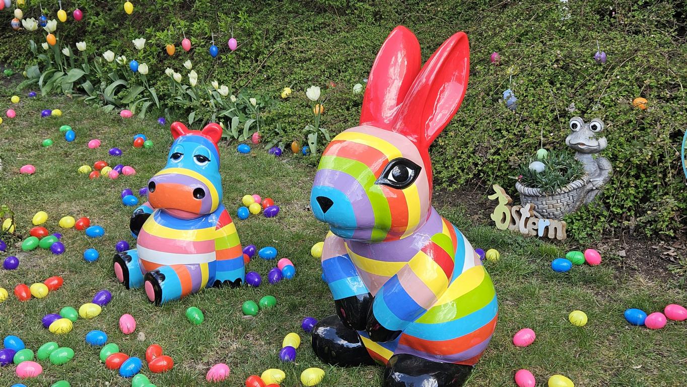 ostern Vorgarten in Westend